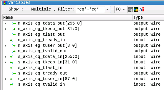 Visualizer’s Variables View